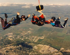 [Pulling the ripcord!]