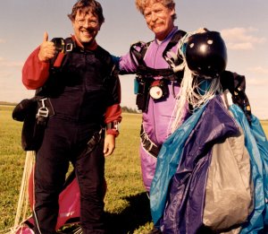 [Safely back on the ground!]